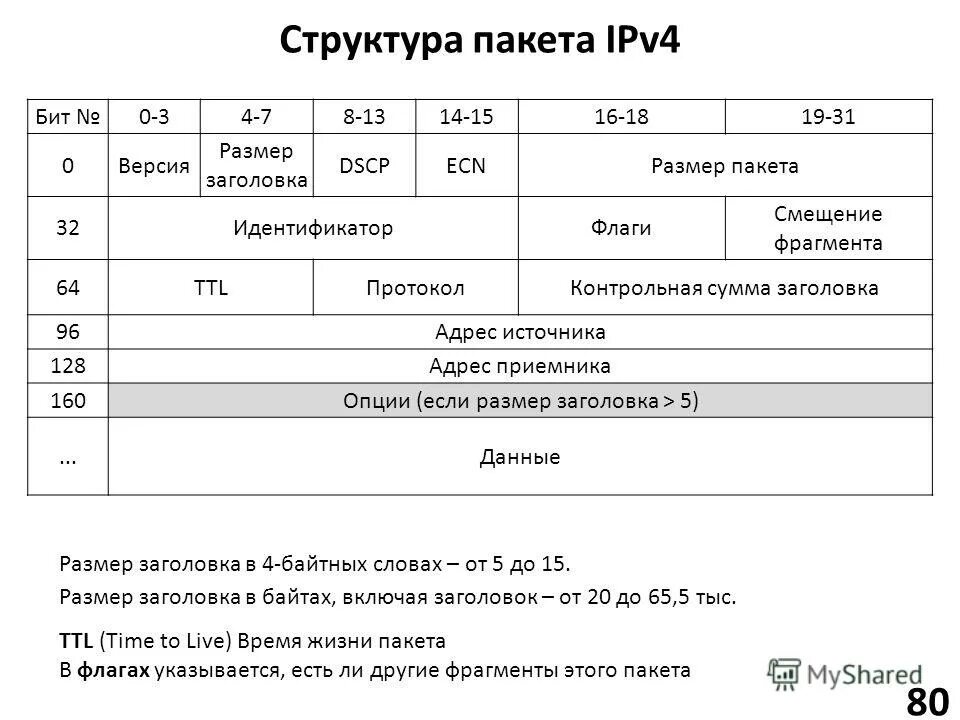 Ipv4 отключен. Структура пакета ipv4. Структура ipv4 протокола. Заголовок пакета ipv4. Структура заголовка ipv4.