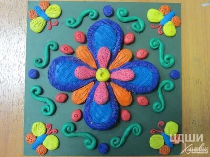 Ковер из пластилина
