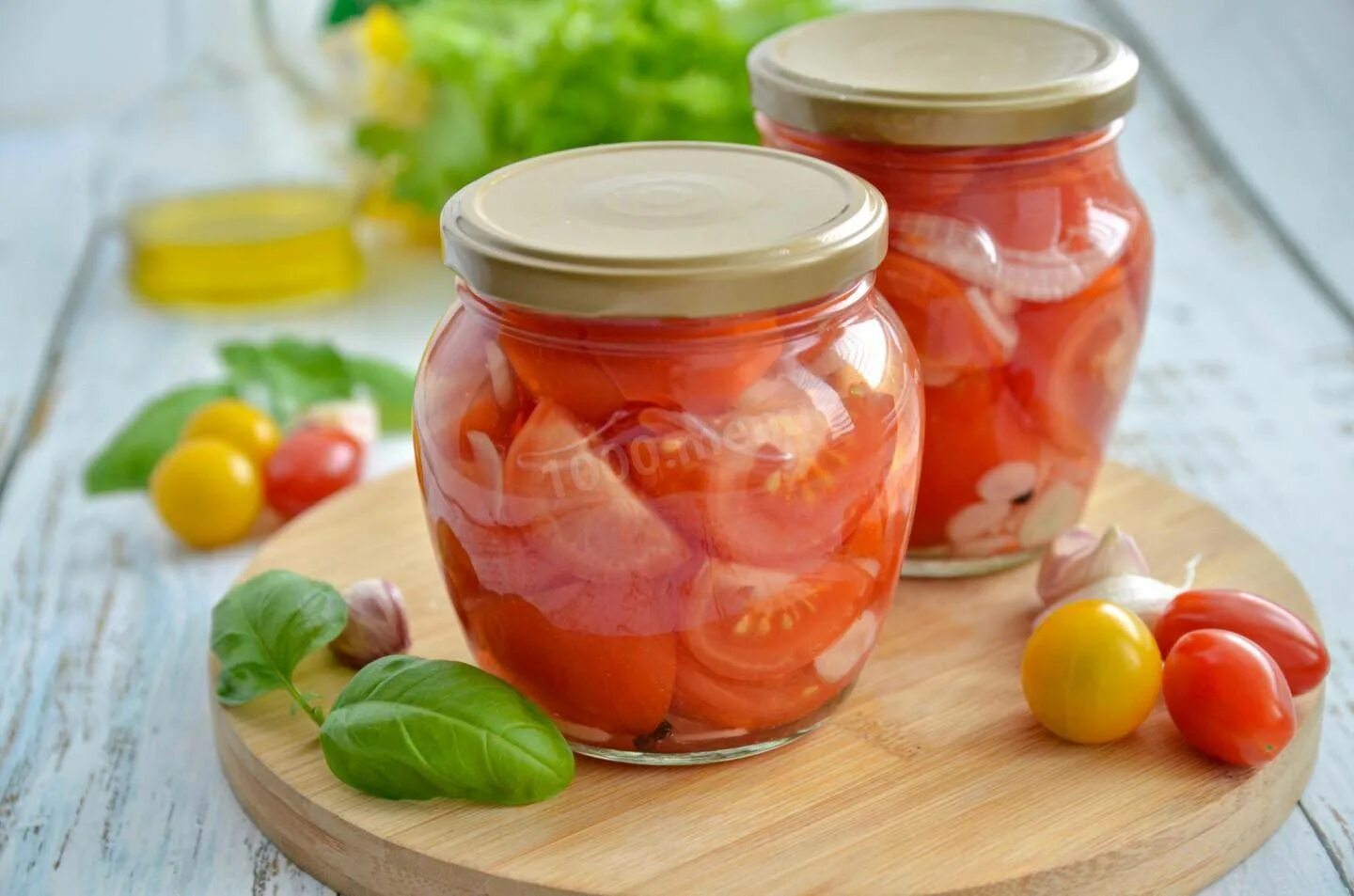 Салаты из помидор на зиму самые вкусные