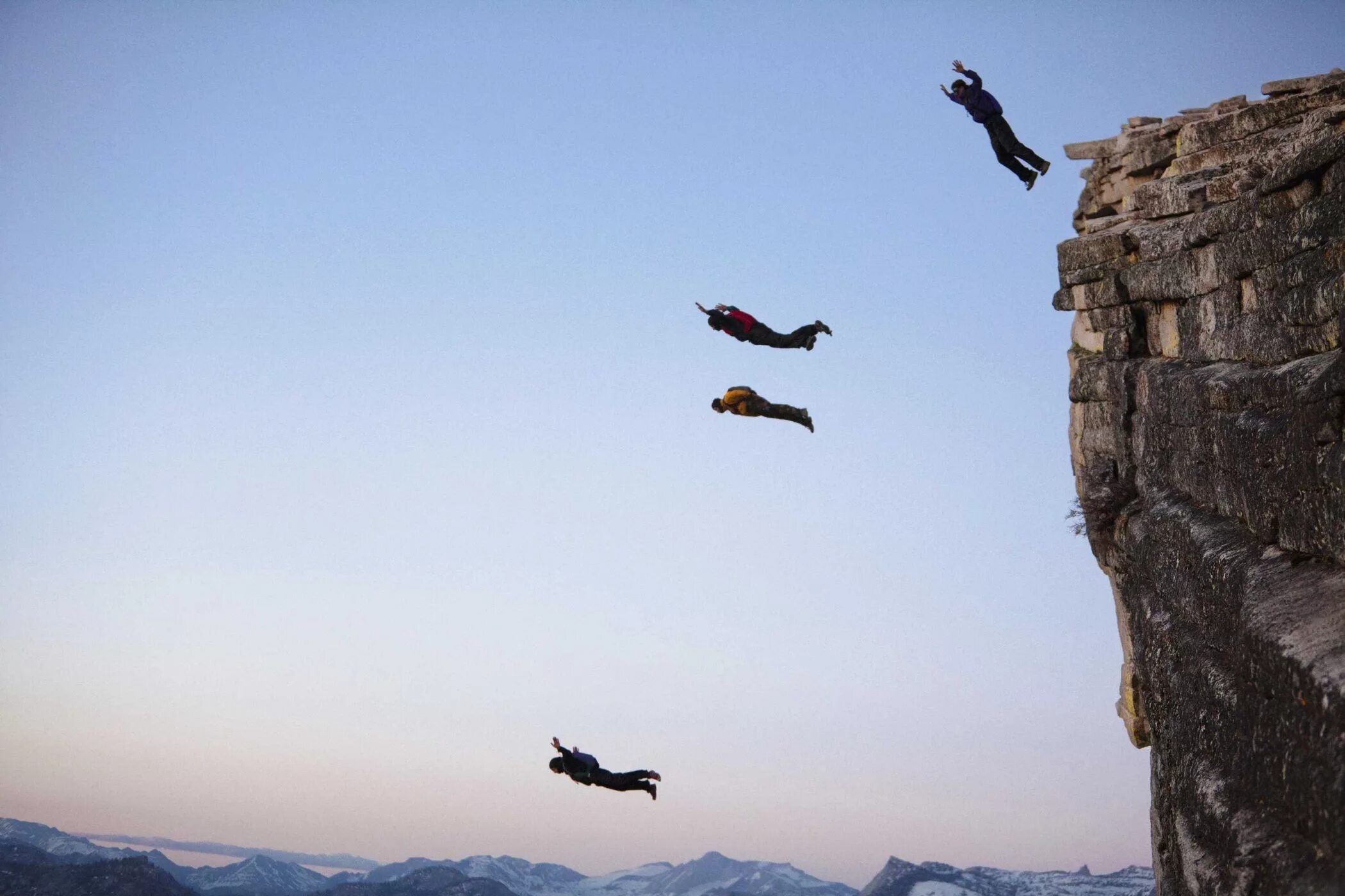 Flying jump