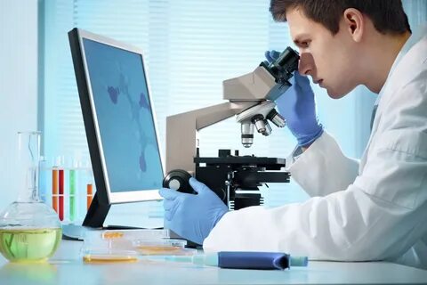 В лаборатории изучают методы