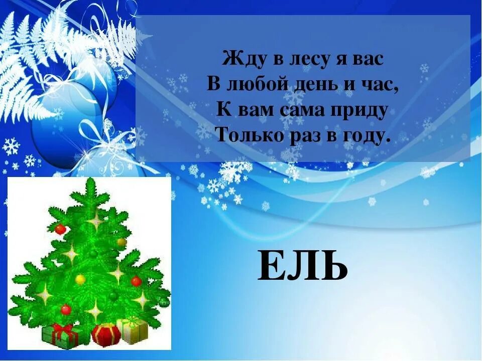 Зимой и летом 1 цветом угадай загадку
