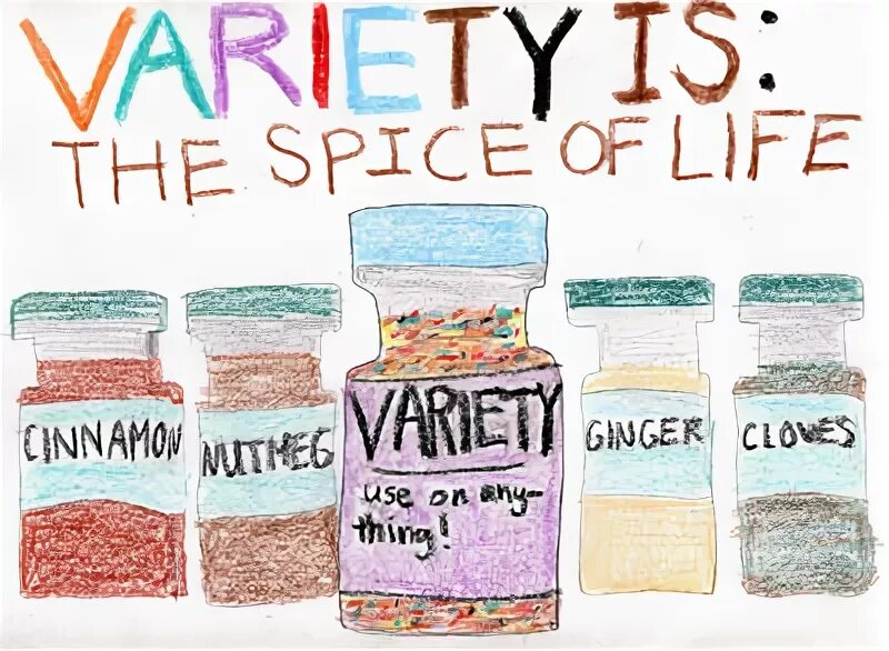 Variety is the Spice of Life. The Spice of Life картины. Variety is the Spice. The Spice of Life 1.12.2.