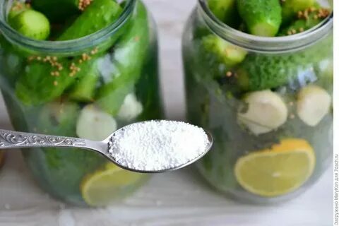 Лимонная кислота для засолки огурцов