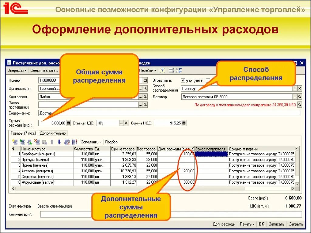 Поступление доп расходов в торговле. 1с:управление торговлей 8. Поступление доп расходов в торговле 1с. Дополнительные расходы в торговле. Счета в управлении торговлей