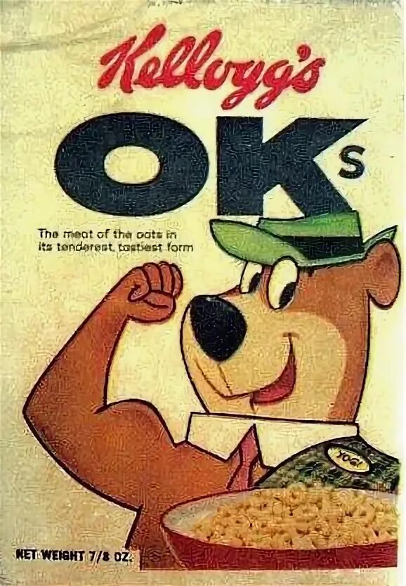 Ok that s good. Ретро реклама Kellogg's. Kellogg's Cereal 1940. Cereal Mascots. Kelloggs ok s.