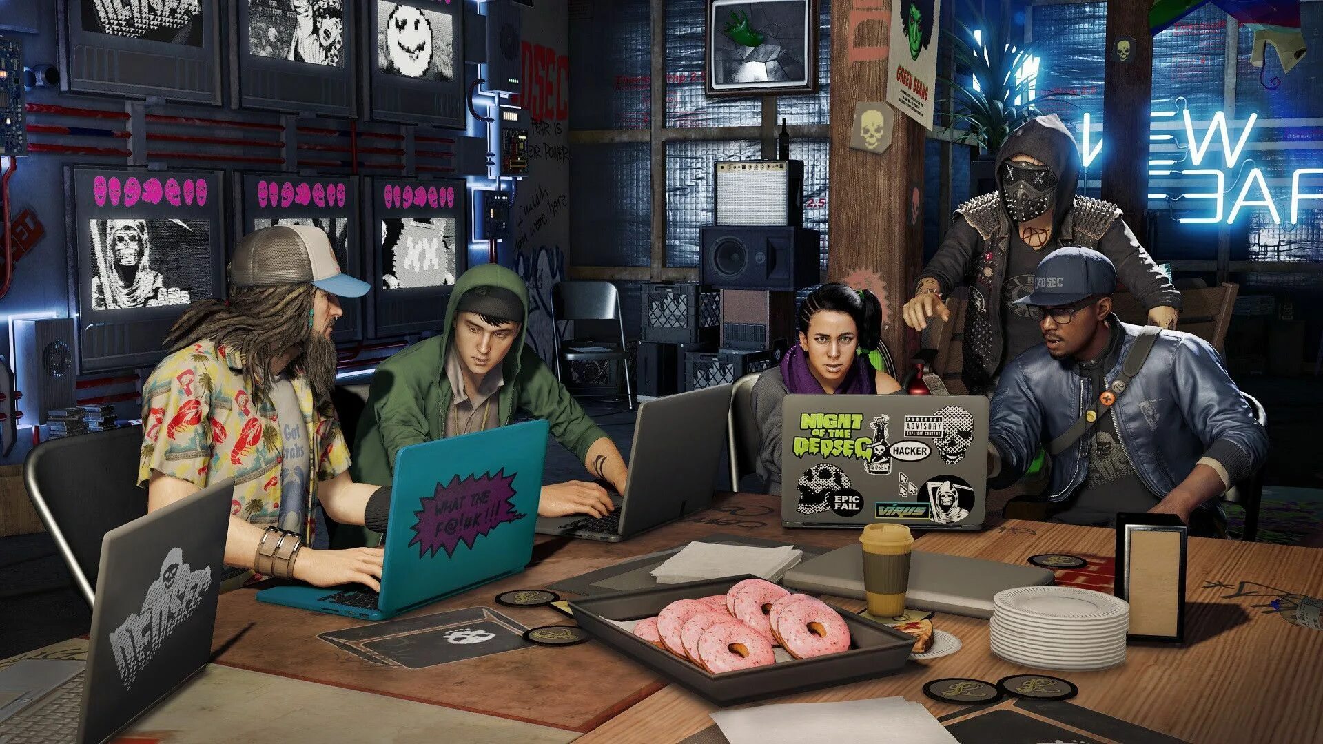 Вотч догс 2. Хакер watch Dogs. Хакерспейс watch Dogs.