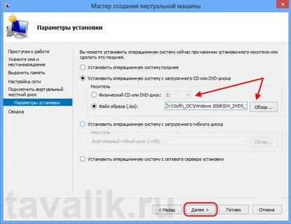 Параметры виртуальной