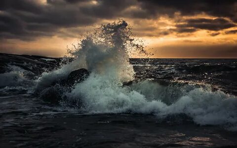 Море вода шторм
