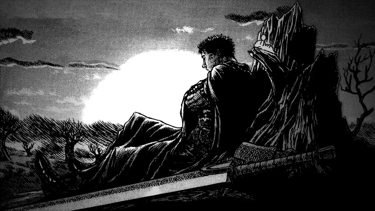 Berserk песня. Берсерк Скандинавия. NKOHA Black Swordsman. Гриффит и Гатс улыбаются.