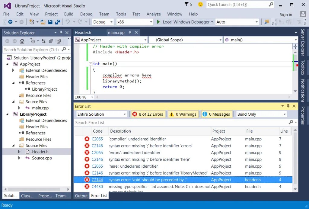 Visual studio ошибка установки. Ошибки visual studio. error visual studio. cpp в visual studio. error списком.