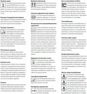 Значки на посудомоечной машине
