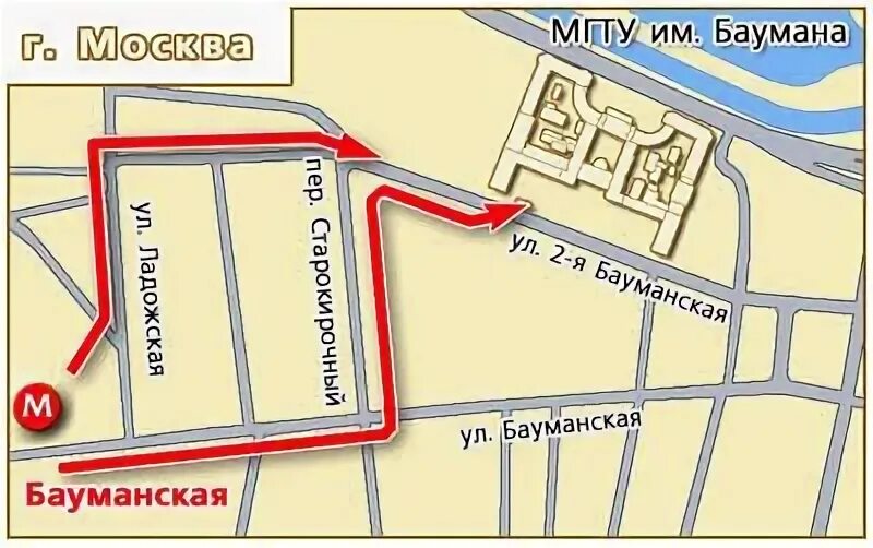 Баумана карта