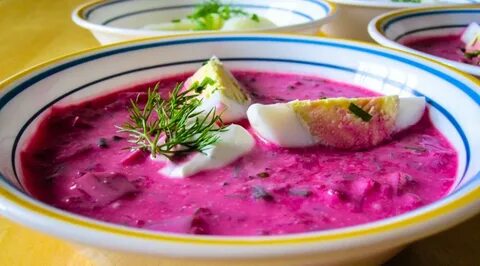 Холодный борщ рецепт классический с маринованной