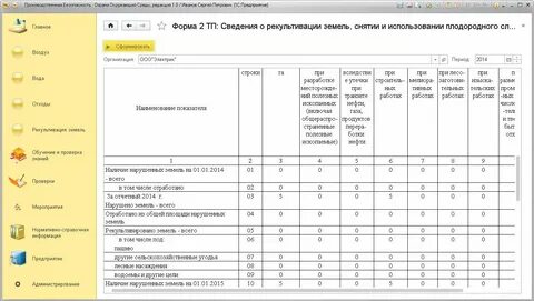 Отчет 2 тп рекультивация
