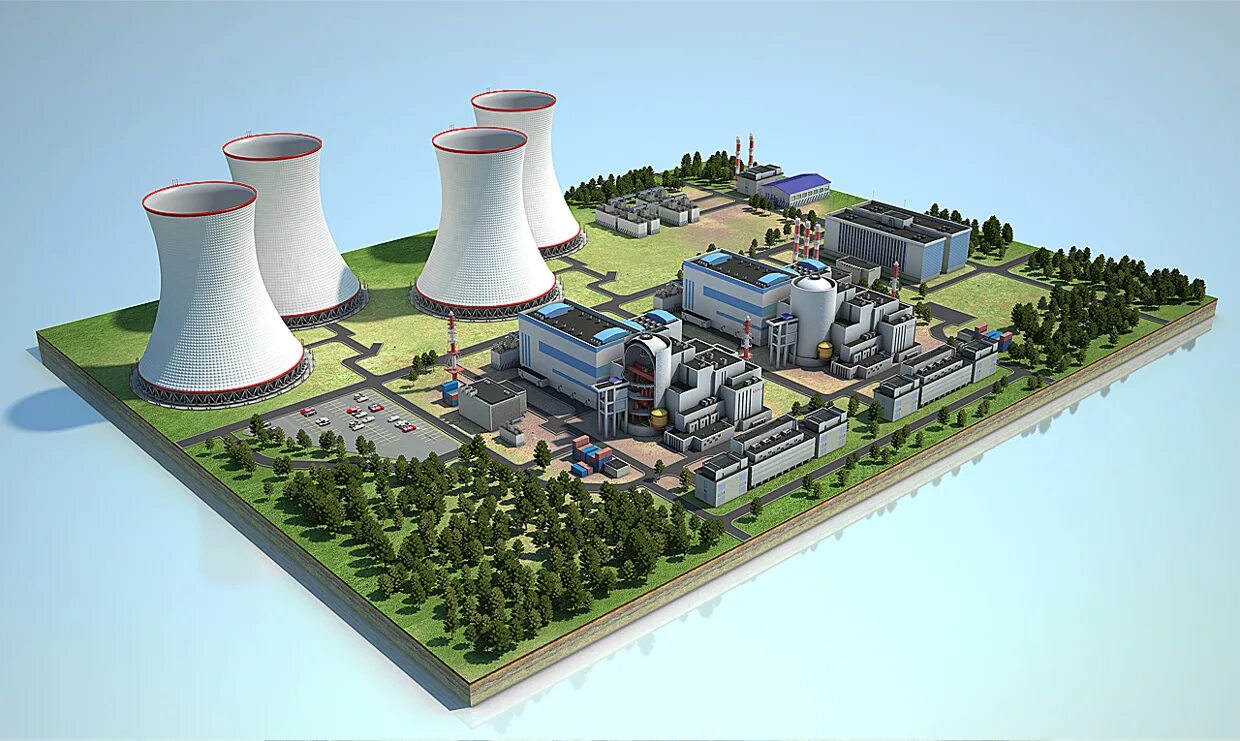 АЭС Гравелин. Нововоронежская АЭС 3д модель. Атомные станции: проектирование, эксплуатация и ИНЖИНИРИНГ. 3d модель атомной станции АСЭ. Проекты тэц