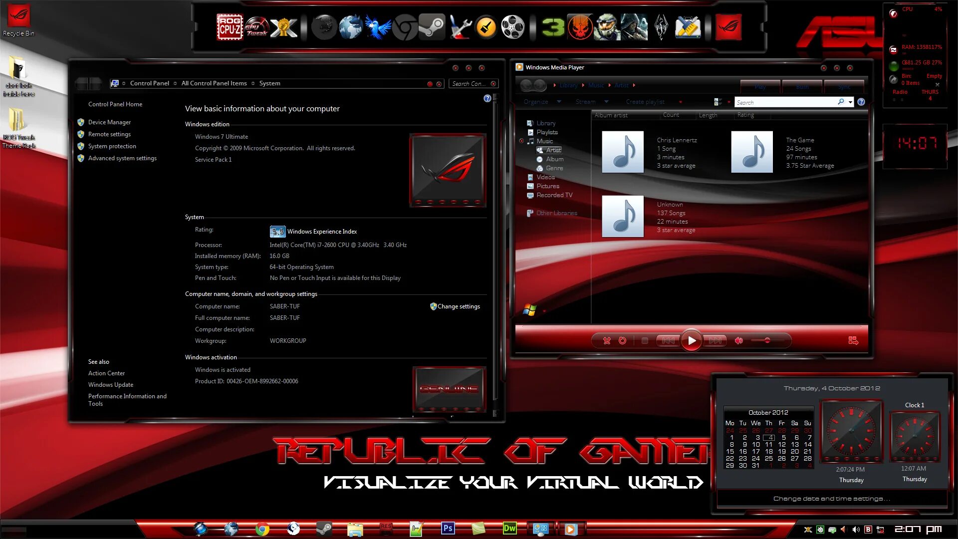 Theme Windows 7 ASUS ROG. Тема ASUS для Windows 10. MSI Windows 7. Windows 7 sp1 ROG Edition Ultimate Full & Lite.