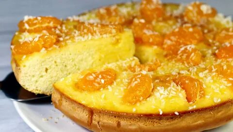 Пирог с мандаринами рецепт