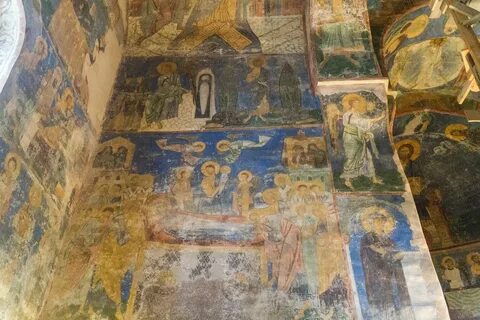 Фрески преображенского собора мирожского монастыря
