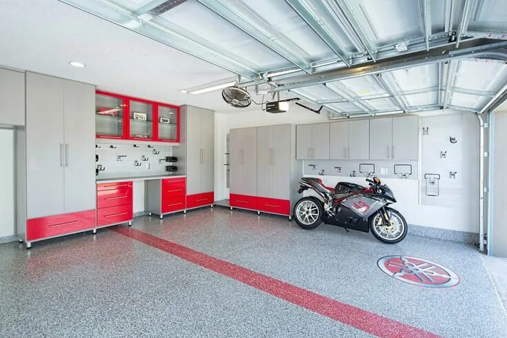 Дизайн гаража фото Examples of the Best Home Garage Decor Garage design interior, Garage interior,