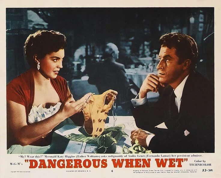 Dangerous when was. Dangerous when wet 1953. фернандо ламас.