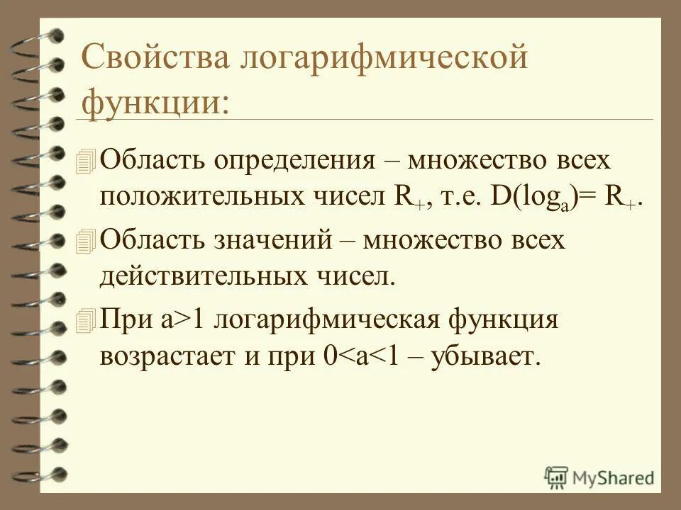 Логарифмическая функция теория. Область определения логарифмической функции множество всех. Как найти область определения логарифмической функции. Найти область определения функции логарифма. Основные графики логарифмической функции.