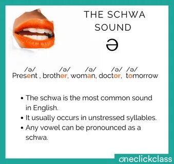 Schwa : How To Pronounce Schwa The Most Common Vowel In English.