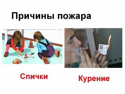 Презентация причины пожара