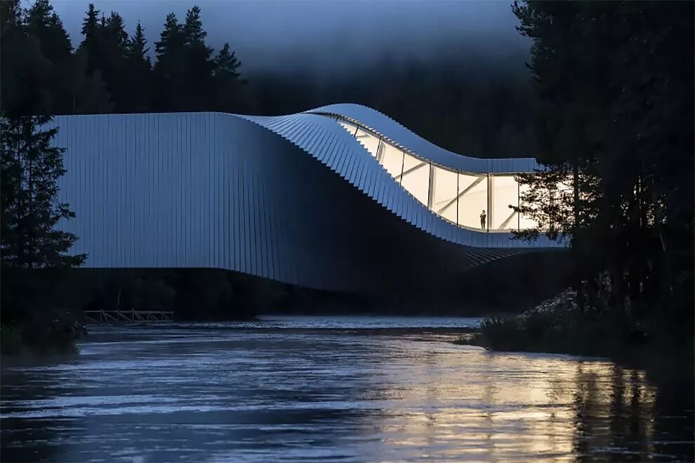 Most museum. Kistefos Museum, Норвегия, big. Музей мост Норвегия. Проект big в Норвегии: музейный павильон-мост в парке Кистефос. Музей kistefos.