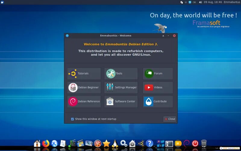 Линукс для слабых ноутбуков 32 бит. Emmabuntüs линукс. дистрибутивы linux. emmabuntüs linux отзывы. emmabuntus-de4-i686-11.2-1.01.