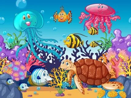 Подводный мир для детей 3 4