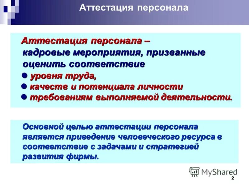 Аттестация на соответствие требованиям