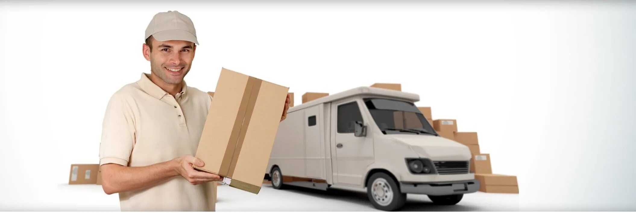 Экспедиторы самары. Мужчина грузит вещи в машину. Deliverer. Van and Loader.