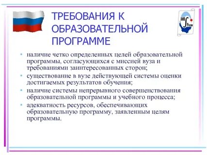 Наличие программ