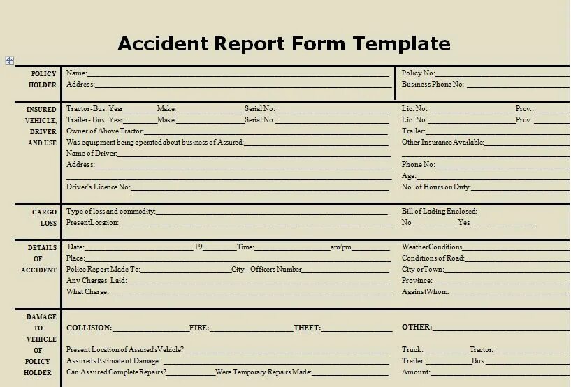 Report formats. Accident report form. form template. police report template. accident report form на английском.