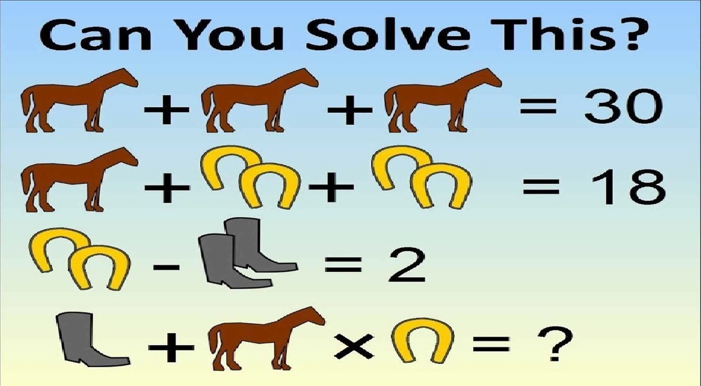 Can you solve this