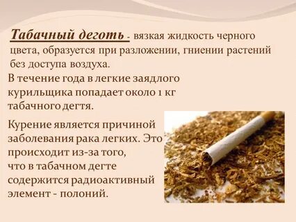 Смола никотина