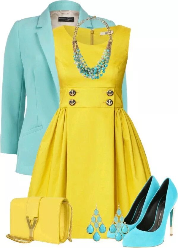 Сочетание желтого цвета в одежде фото с желтым Colour combinations fashion, Combination fashion, Stylish outfits