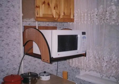 Полку под микроволновку своими руками