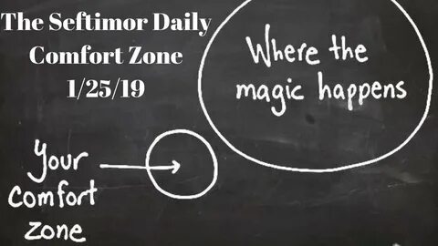 Out of your comfort zone