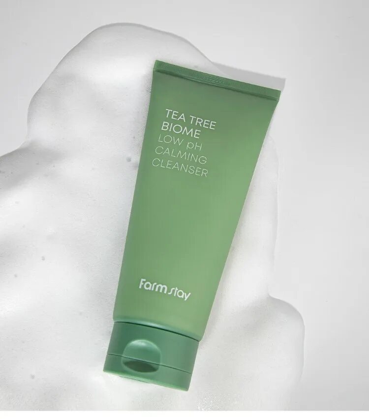 Farm stay Tea Tree Biome. Tea Tree Biome Calming acne Foam. Успокаивающая пенка против прыщей Farm stay Tea Tree Biome Calming acne Foam. Tea Tree Biome Low PH Calming Cleanser, 2ml.