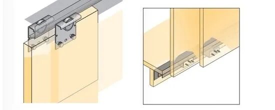 How to make a sliding door to