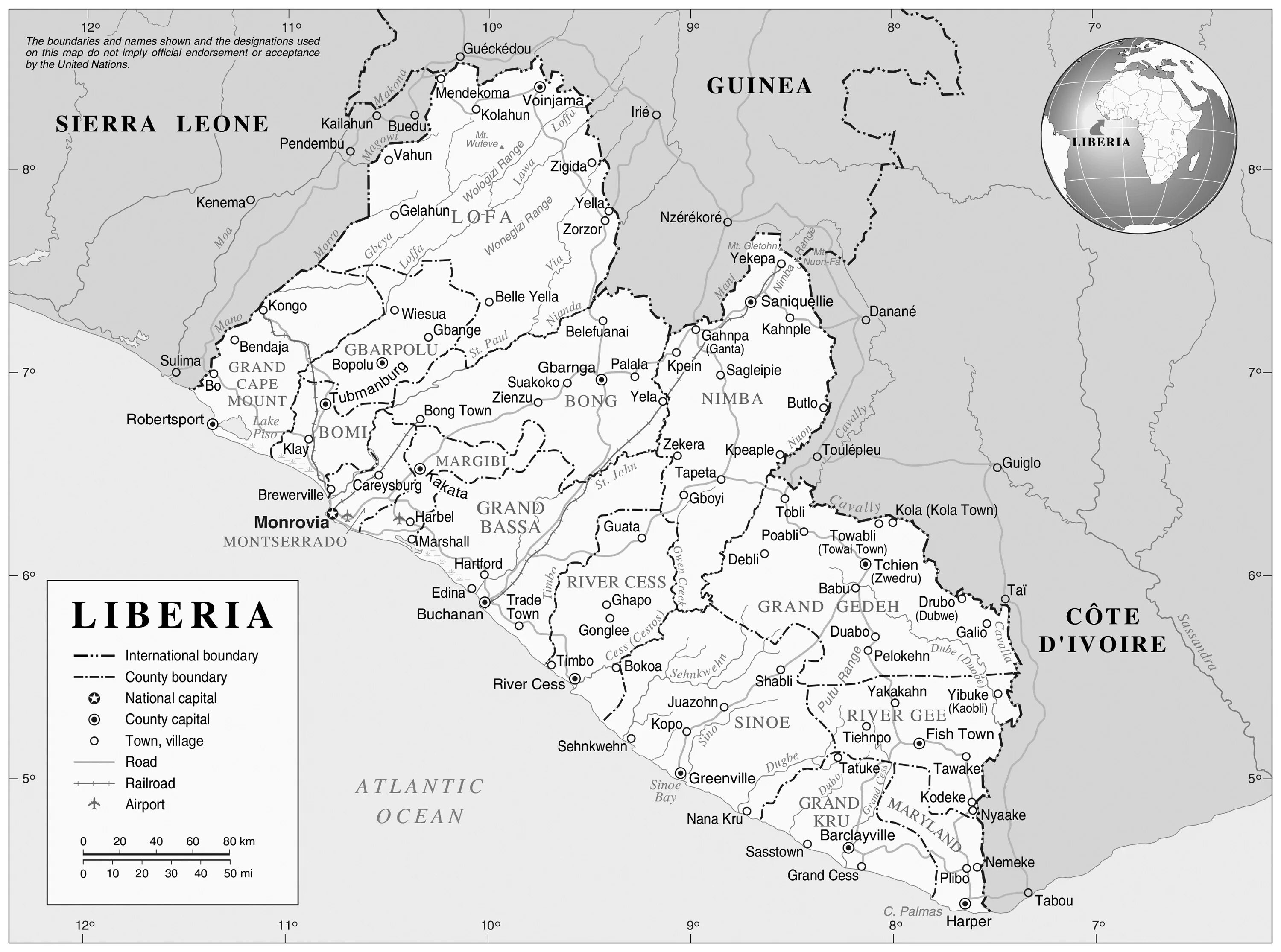 Либерия на карте. Государство Либерия на карте. Либерия на политической карте. Либерия политическая карта.