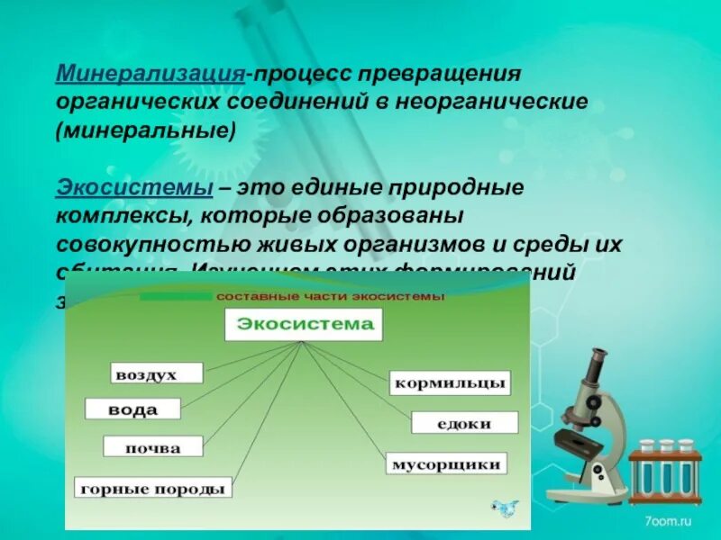 Как называется процесс органических веществ. Процесс преобразования неорганических веществ в органические. процесс минерализации. превращение органических веществ в неорганические. органические вещества превращаются в неорганические в процессе.