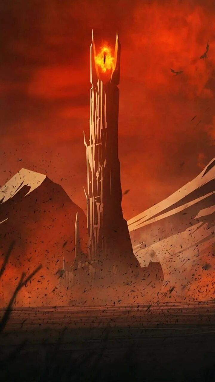 Роковая гора мордор властелин колец. Башня мордора властелин колец. Башня саурона глаз саурона. Мордор башня саурона. Властелин колец башня саурона.