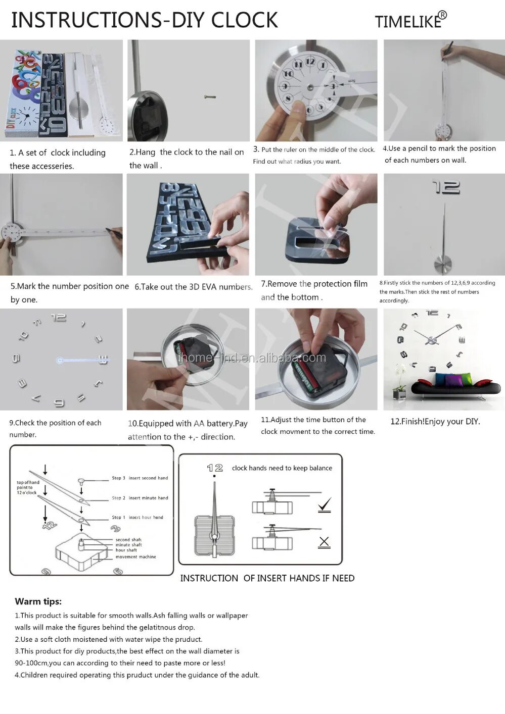 Монтаж часов. Инструкция по установке настенных часов. часы diy clock монтаж. крепление для настенных часов. часы настенные крепление.