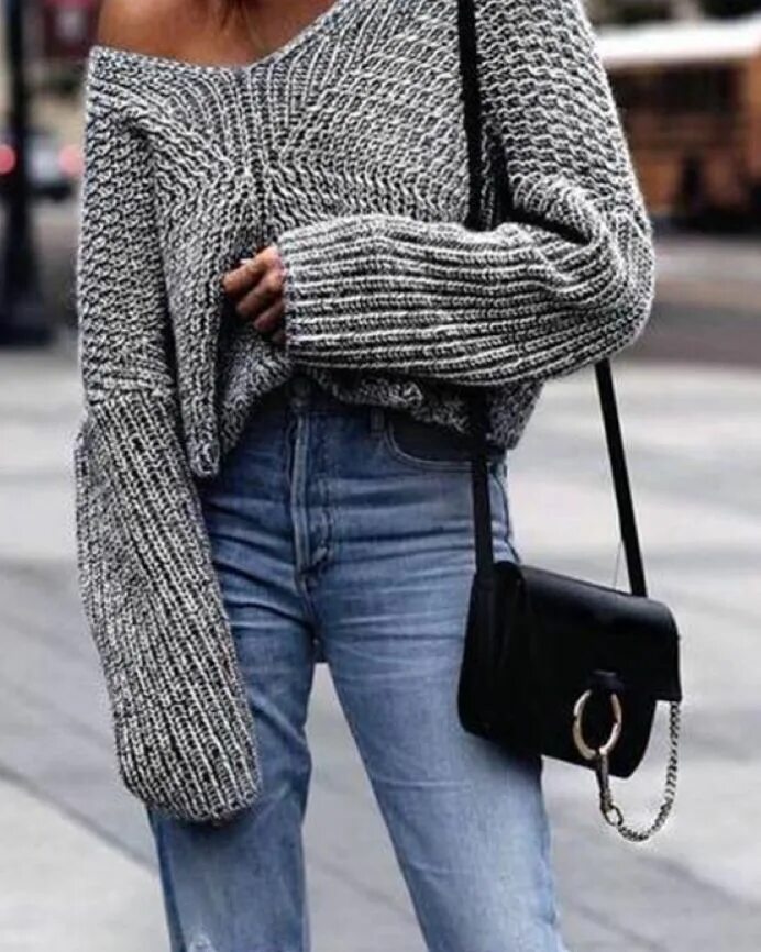 @city_streetstyles Oversized sweater outfit, Fashion, Casual street style