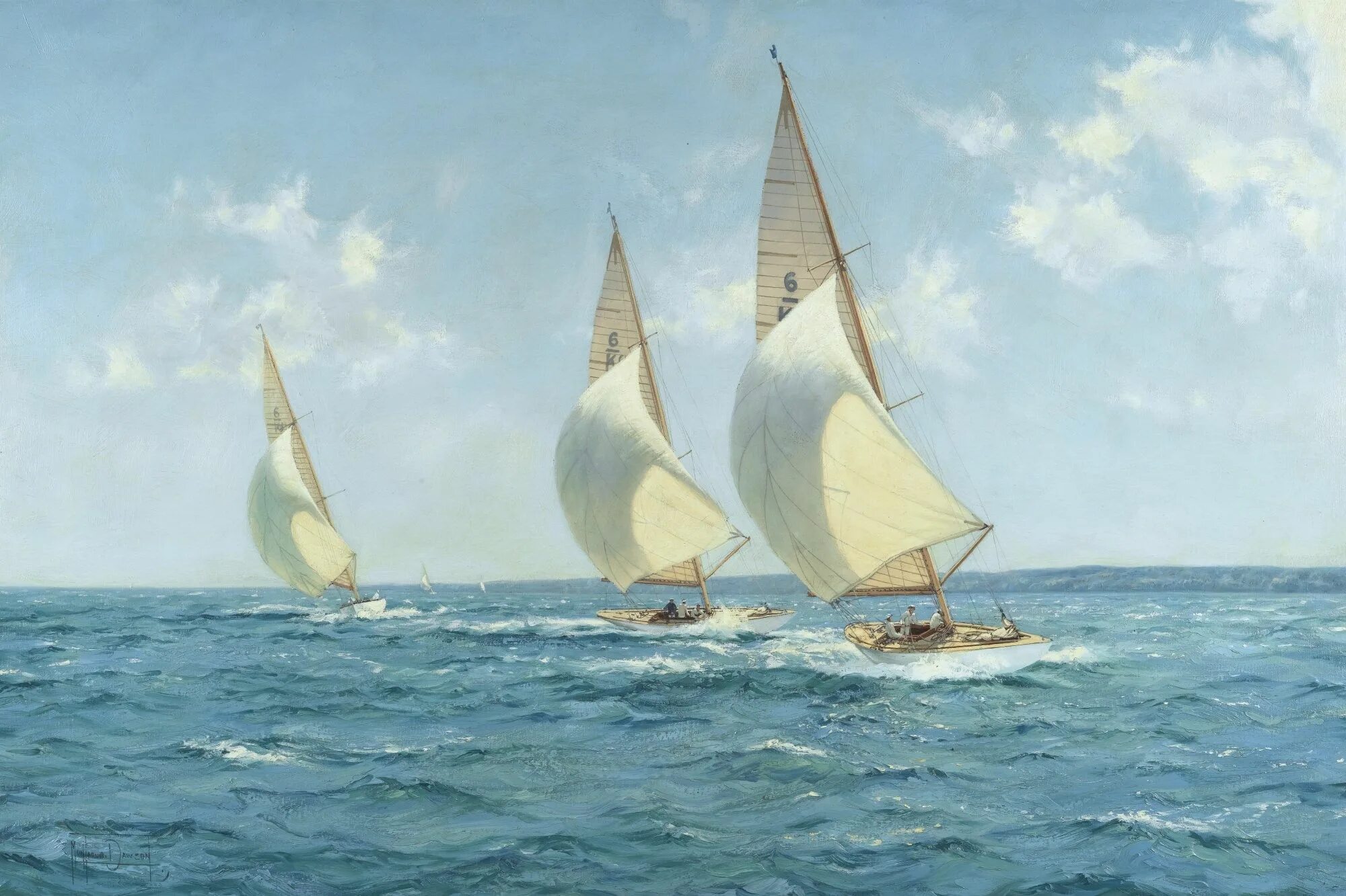 In our sailing boat перевод