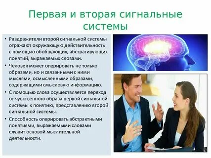 Условные раздражители второй сигнальной системы