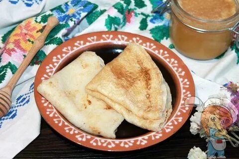 Постные блины без яиц без молока